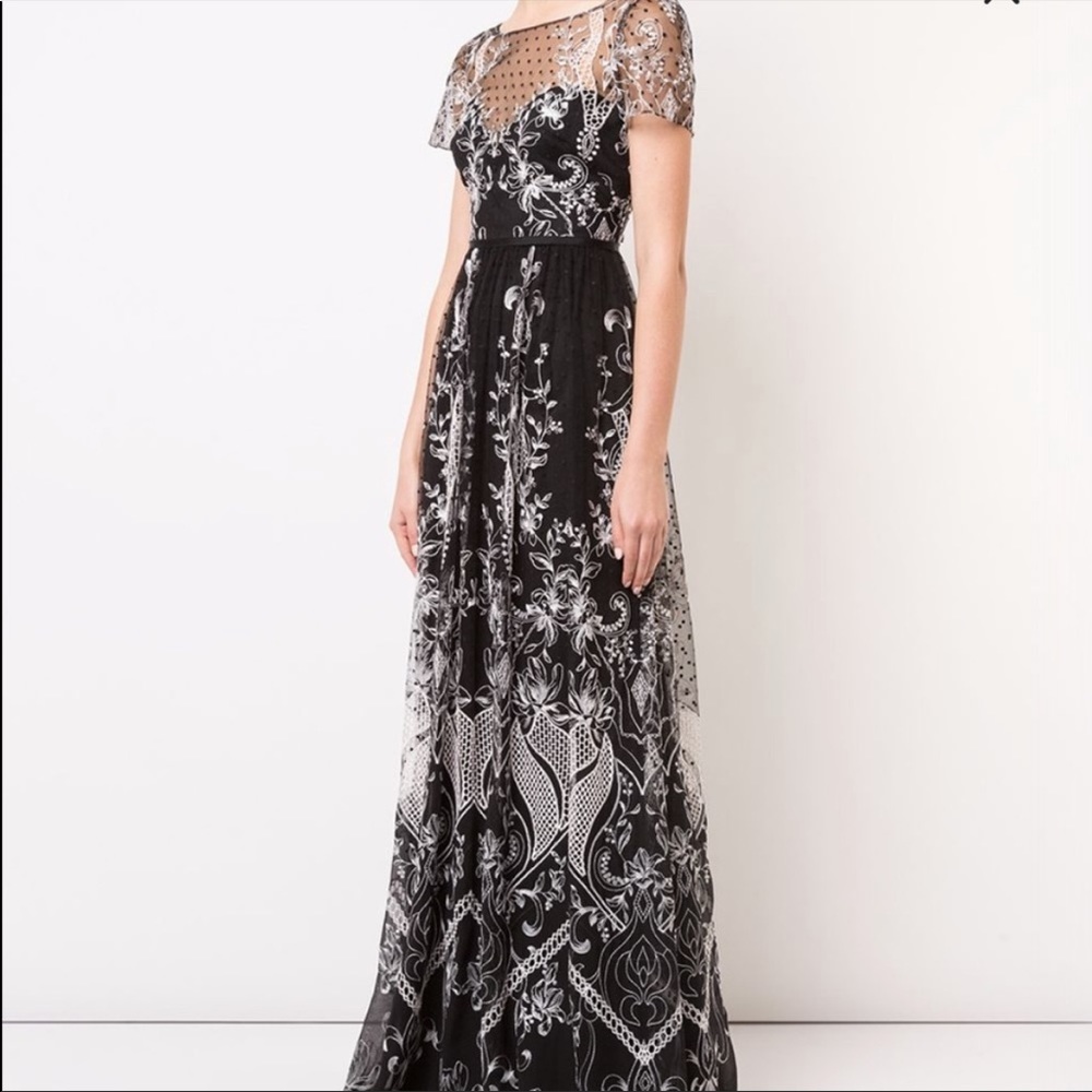 Floor length Marchesa Notte Dress